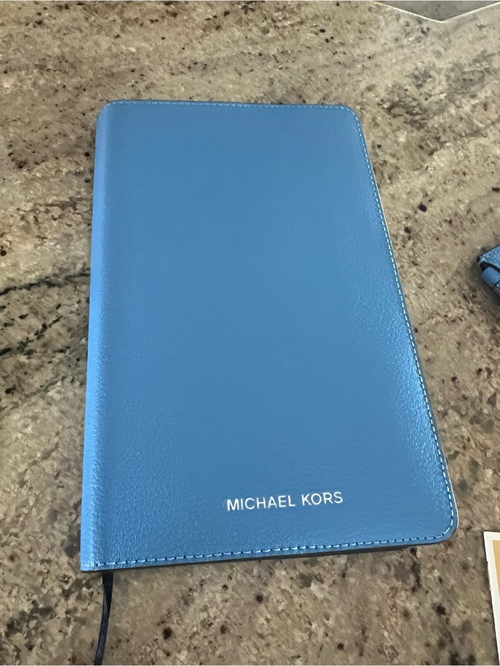 Michael Kors Sky Blue Leather notebook